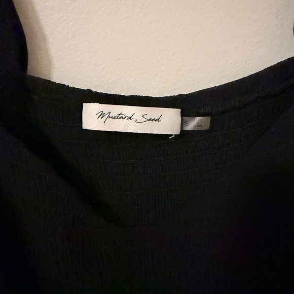 Mustard Seed Black Long Sleeve Dress - Picture 3 of 5